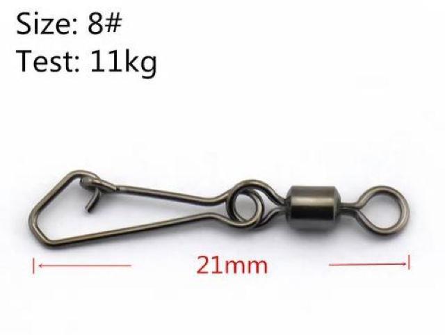 8# 21mm 11kg 30個 ステンレス インタースナップ < レジャー/スポーツ 8# 21mm 11kg 30個 ステンレス インタースナップ < レジャー/スポーツの