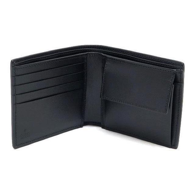 ◆ 本物 新品同様 ◆ GUCCI グッチ GGエンボス 2つ折り財布 小銭入れ付き ブラック 黒 レザー 袋 箱 625555 < ブランド  ◆ 本物 新品同様 ◆ GUCCI グッチ GGエンボス 2つ折り財布 小銭入れ付き ブラック 黒 レザー 袋 箱 625555 < ブランドの