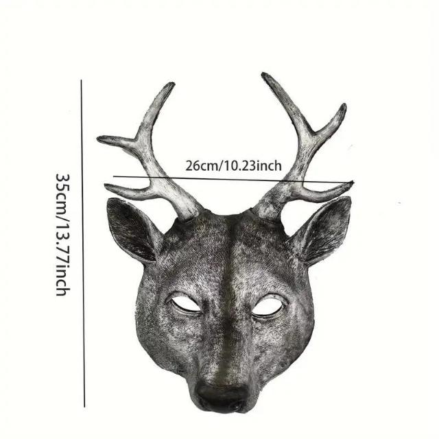 爆ヤス価格990円★エクストララージゴールデン&シルバーディアアントラー仮面、ハロウィーンエリン動物コスチューム ゴールド < 女性ファッション  爆ヤス価格990円★エクストララージゴールデン&シルバーディアアントラー仮面、ハロウィーンエリン動物コスチューム ゴールド < 女性ファッションの