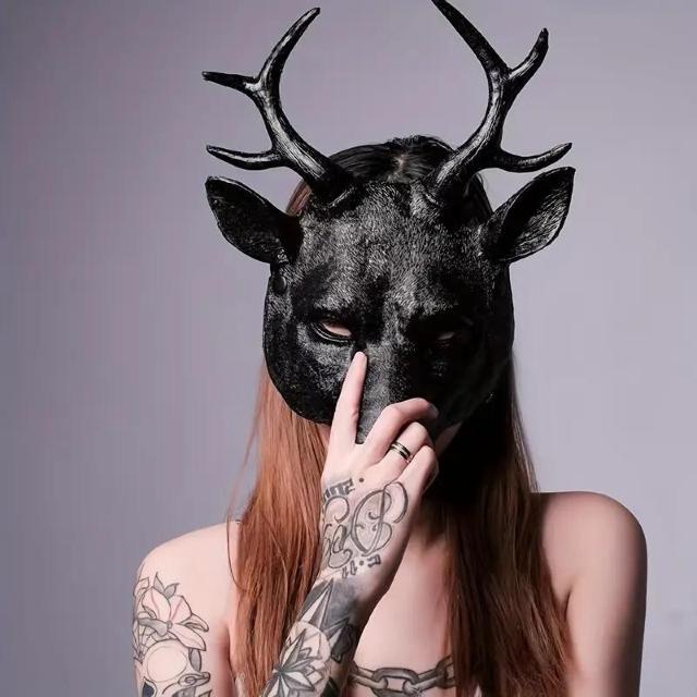 爆ヤス価格990円★エクストララージゴールデン&シルバーディアアントラー仮面、ハロウィーンエリン動物コスチューム ゴールド < 女性ファッション  爆ヤス価格990円★エクストララージゴールデン&シルバーディアアントラー仮面、ハロウィーンエリン動物コスチューム ゴールド < 女性ファッションの