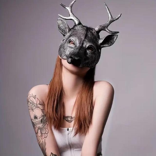 爆ヤス価格990円★エクストララージゴールデン&シルバーディアアントラー仮面、ハロウィーンエリン動物コスチューム ゴールド < 女性ファッション  爆ヤス価格990円★エクストララージゴールデン&シルバーディアアントラー仮面、ハロウィーンエリン動物コスチューム ゴールド < 女性ファッションの