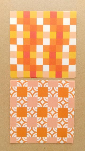 @フェリシモ 和風 レトロ柄 バラメモ 折り紙 暖色系 < インテリア/ライフ  @フェリシモ 和風 レトロ柄 バラメモ 折り紙 暖色系 < インテリア/ライフの