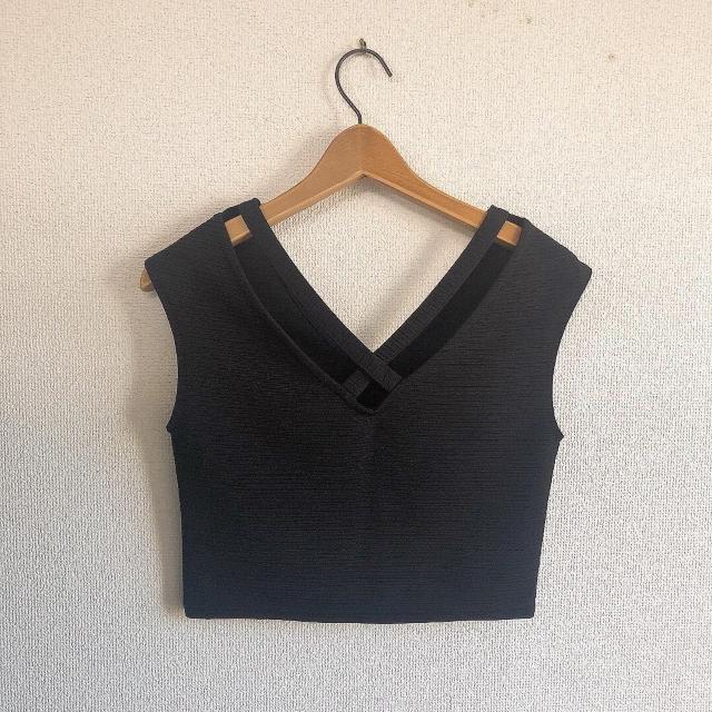 ◆RESEXXY/リゼクシー◆定番セットアップ★バッククロスボーダートップス&タイトスカート♪ブラックF美品 < 女性ファッション  ◆RESEXXY/リゼクシー◆定番セットアップ★バッククロスボーダートップス&タイトスカート♪ブラックF美品 < 女性ファッションの