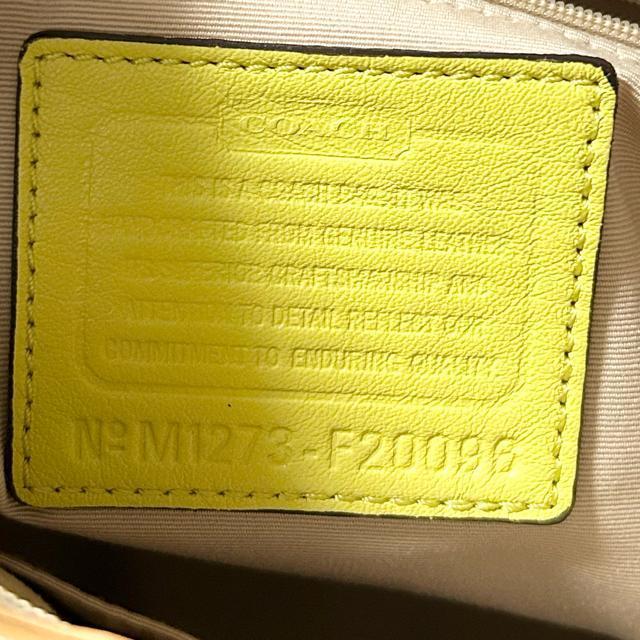 COACH コーチ シグネチャー 2WAY ショルダーバッグ F20096 パテント レザー イエロー < ブランド COACH コーチ シグネチャー 2WAY ショルダーバッグ F20096 パテント レザー イエロー < ブランドの