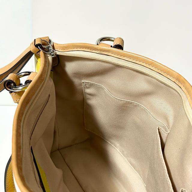 COACH コーチ シグネチャー 2WAY ショルダーバッグ F20096 パテント レザー イエロー < ブランド COACH コーチ シグネチャー 2WAY ショルダーバッグ F20096 パテント レザー イエロー < ブランドの