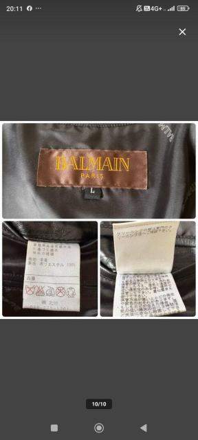 BALMAIN?レザーダウンジャケット■L < ブランド BALMAIN?レザーダウンジャケット■L < ブランドの