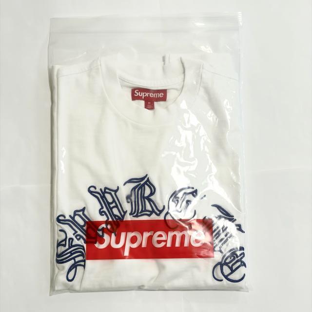 ygpzSupreme Old English S/S Top White Vv[ TVc zCg   uh 