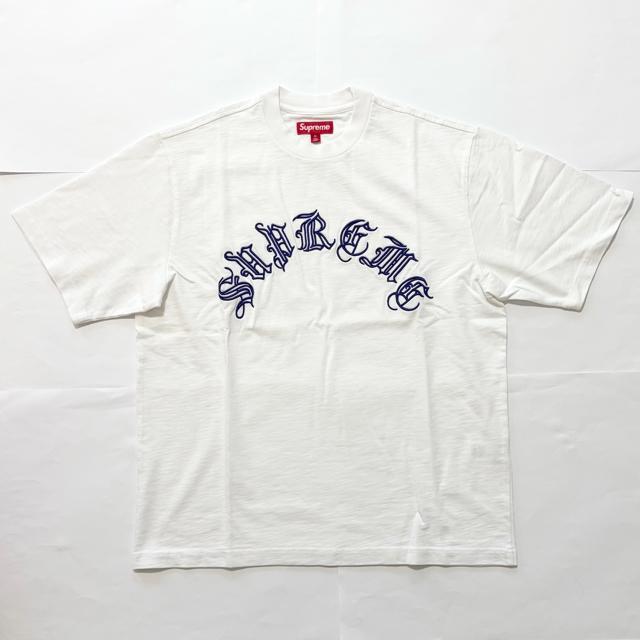 ygpzSupreme Old English S/S Top White Vv[ TVc zCg  uh 