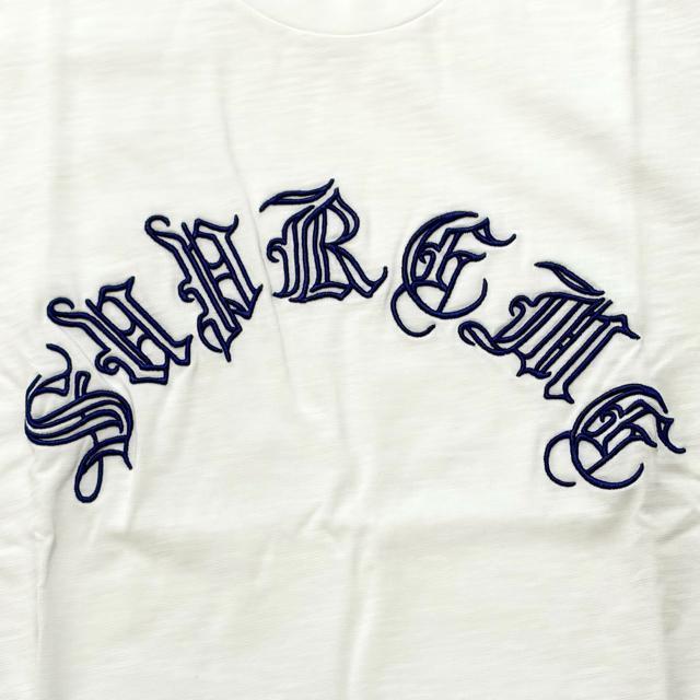 ygpzSupreme Old English S/S Top White Vv[ TVc zCg  uh 