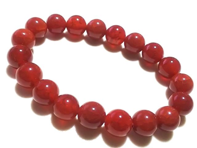 天然石★赤龍紋瑪瑙 10mm ブレス < 女性アクセサリー/時計 天然石★赤龍紋瑪瑙 10mm ブレス < 女性アクセサリー/時計の