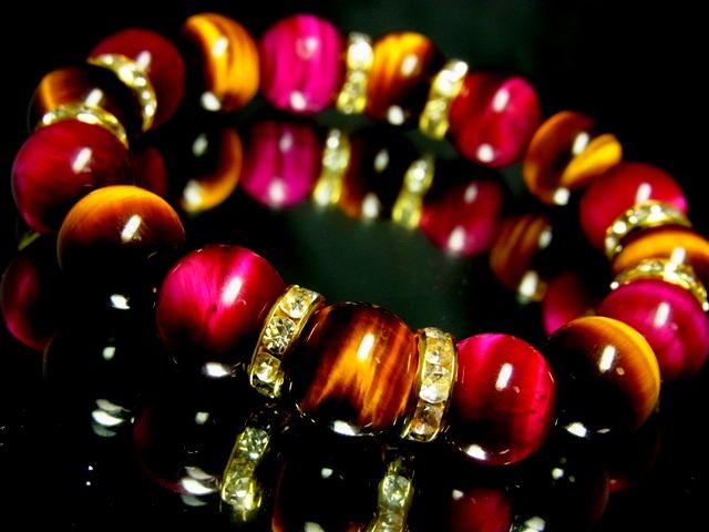 タイガーアイ黄虎目§ピンクタイガーアイ桃色虎目石§12ミリ§金ロンデル < 女性アクセサリー/時計  タイガーアイ黄虎目§ピンクタイガーアイ桃色虎目石§12ミリ§金ロンデル < 女性アクセサリー/時計の