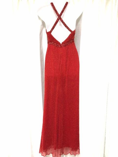 赤ホルタービーズラメ美ロングドレスBicici高級インポート < 女性ファッション 赤ホルタービーズラメ美ロングドレスBicici高級インポート < 女性ファッションの