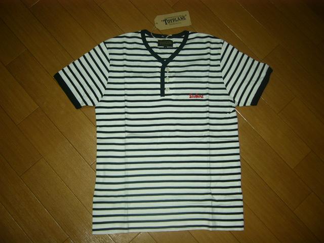 新品トイプレーンTOYPLANEカットソーSヘンリーボーダーTシャツ < 男性ファッション 新品トイプレーンTOYPLANEカットソーSヘンリーボーダーTシャツ < 男性ファッションの