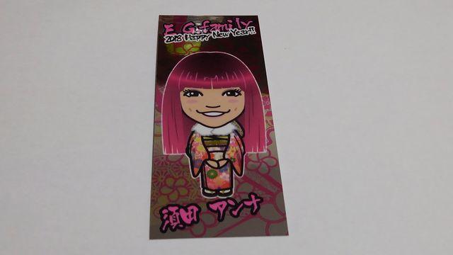 NEW YEAR 2018 千社札シール E.G.family 須田アンナ EXILE < タレントグッズ  NEW YEAR 2018 千社札シール E.G.family 須田アンナ EXILE  < タレントグッズの