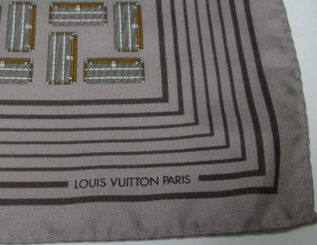 LOUIS VUITTON ルイヴィトン トランク柄 シルクスカーフ<美品> < ブランド  LOUIS VUITTON ルイヴィトン トランク柄 シルクスカーフ<美品> < ブランドの