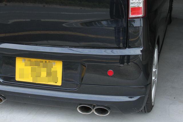 汎用メッキ枠付きリフレクター丸型  バンパーやエアロにどうぞ < 自動車/バイク 汎用メッキ枠付きリフレクター丸型  バンパーやエアロにどうぞ < 自動車/バイク