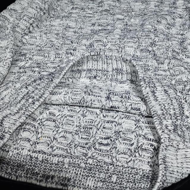 ◆在庫処分 クルーネック ケーブル編みニットセーター L相当◆灰XL h02 < 男性ファッション  ◆在庫処分 クルーネック ケーブル編みニットセーター L相当◆灰XL h02 < 男性ファッションの