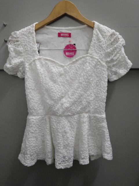 MA*RS☆起毛レース半袖ペプラムトップス < ブランド  MA*RS☆起毛レース半袖ペプラムトップス  < ブランドの