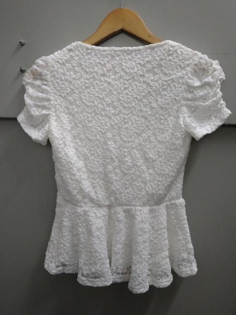 MA*RS☆起毛レース半袖ペプラムトップス < ブランド  MA*RS☆起毛レース半袖ペプラムトップス < ブランドの