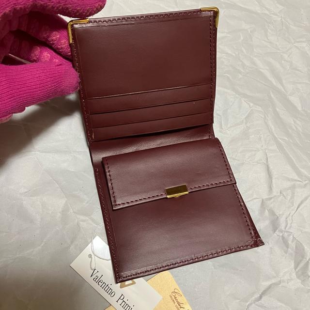 【ヴィンテージ】【VALENTINO PRIMIERO】ボルドー 二つ折り財布 < 女性ファッション 【ヴィンテージ】【VALENTINO PRIMIERO】ボルドー 二つ折り財布 < 女性ファッションの
