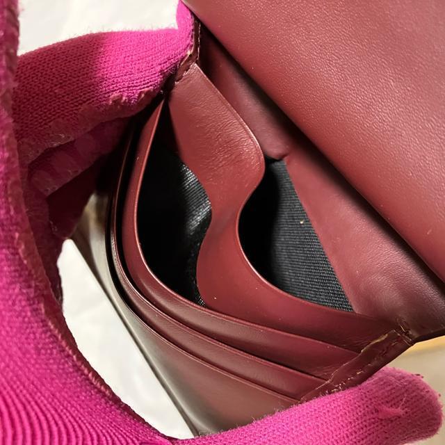 【ヴィンテージ】【VALENTINO PRIMIERO】ボルドー 二つ折り財布 < 女性ファッション 【ヴィンテージ】【VALENTINO PRIMIERO】ボルドー 二つ折り財布 < 女性ファッションの