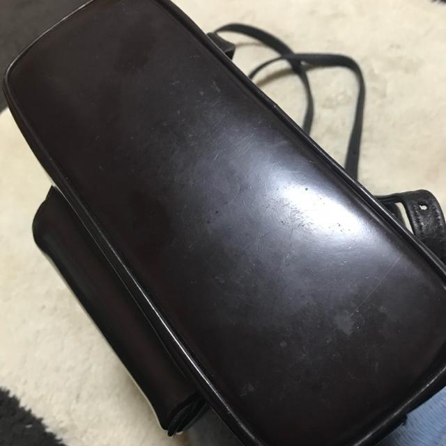 正規品 オールドグッチ バンブー パテントレザー バックパック リュック 三角形 ブラウン < ブランド 正規品 オールドグッチ バンブー パテントレザー バックパック リュック 三角形 ブラウン < ブランドの