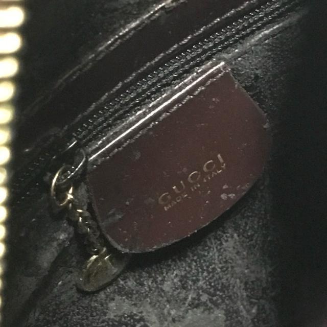 正規品 オールドグッチ バンブー パテントレザー バックパック リュック 三角形 ブラウン < ブランド 正規品 オールドグッチ バンブー パテントレザー バックパック リュック 三角形 ブラウン < ブランドの