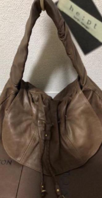 新品同様特価上質高級he;pt(ヘプト)レザー ショルダーバッグブラウン大活躍柔らか軽量通勤普段用スタイリッシュ早い者勝ち < 女性ファッション 新品同様特価上質高級he;pt(ヘプト)レザー ショルダーバッグブラウン大活躍柔らか軽量通勤普段用スタイリッシュ早い者勝ち < 女性ファッションの