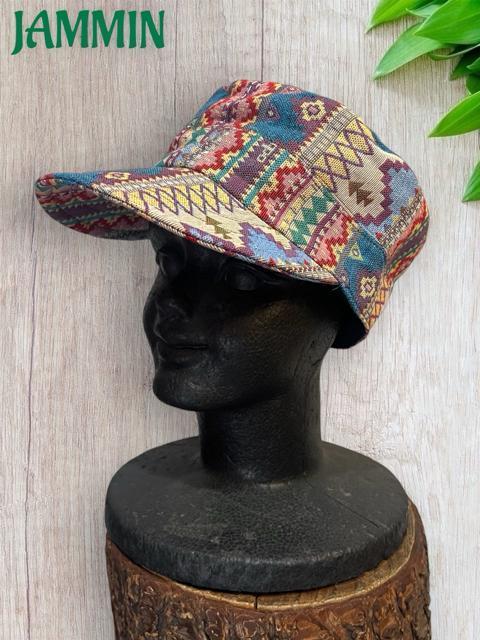 織り柄キャップ アジアン エスニック 帽子 ヒッピー 男女兼用 < 女性ファッション 織り柄キャップ アジアン エスニック 帽子 ヒッピー 男女兼用 < 女性ファッションの