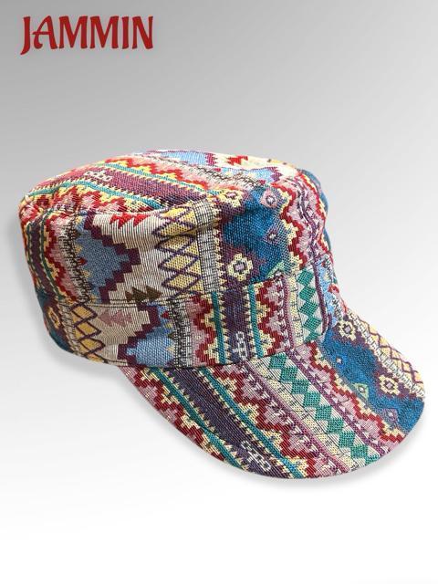 織り柄キャップ アジアン エスニック 帽子 ヒッピー 男女兼用 < 女性ファッション 織り柄キャップ アジアン エスニック 帽子 ヒッピー 男女兼用 < 女性ファッションの