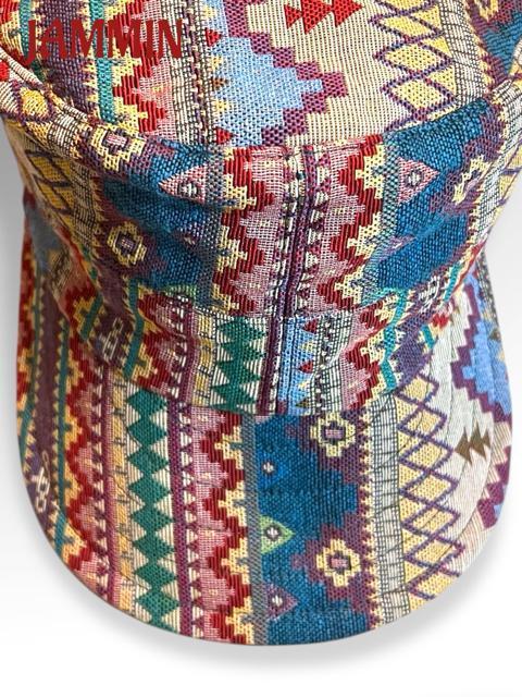 織り柄キャップ アジアン エスニック 帽子 ヒッピー 男女兼用 < 女性ファッション 織り柄キャップ アジアン エスニック 帽子 ヒッピー 男女兼用 < 女性ファッションの