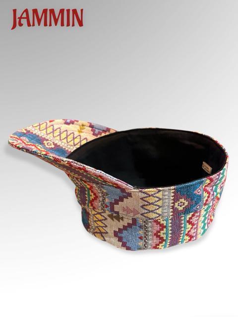 織り柄キャップ アジアン エスニック 帽子 ヒッピー 男女兼用 < 女性ファッション 織り柄キャップ アジアン エスニック 帽子 ヒッピー 男女兼用 < 女性ファッションの