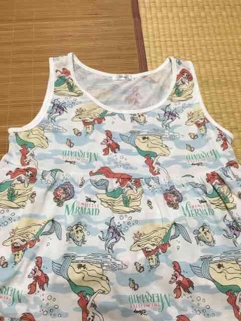 ディズニー・アリエル柄マキシ丈タンクワンピース < ブランド ディズニー・アリエル柄マキシ丈タンクワンピース < ブランドの