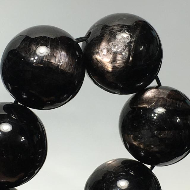 《No.132》スター入り ブラックダイオプサイト 13.5mm < 女性アクセサリー/時計  《No.132》スター入り ブラックダイオプサイト 13.5mm  < 女性アクセサリー/時計の