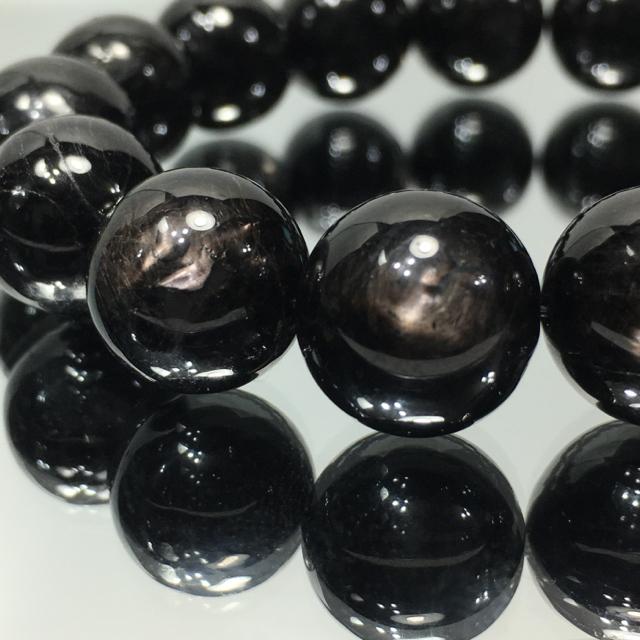 《No.132》スター入り ブラックダイオプサイト 13.5mm < 女性アクセサリー/時計  《No.132》スター入り ブラックダイオプサイト 13.5mm < 女性アクセサリー/時計の