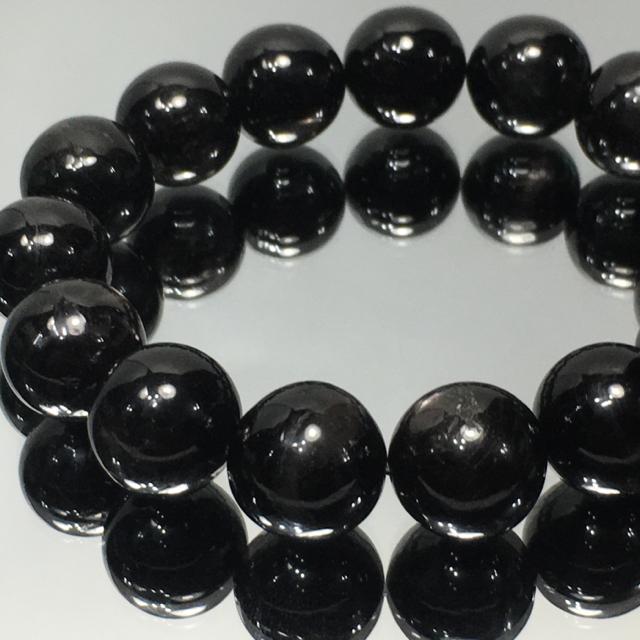 《No.132》スター入り ブラックダイオプサイト 13.5mm < 女性アクセサリー/時計  《No.132》スター入り ブラックダイオプサイト 13.5mm < 女性アクセサリー/時計の