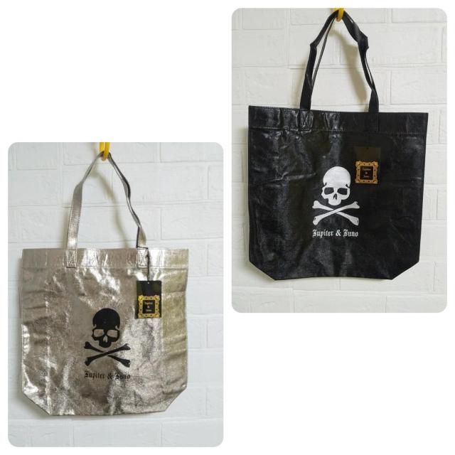 レア★Jupiter&Juno【新品】エコbag2点(ブラック&シルバー) < ブランド  レア★Jupiter&Juno【新品】エコbag2点(ブラック&シルバー) < ブランドの