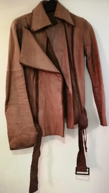 ★特価極美品レザージャケットライダースMASCULOマスキュロブラウン上質羊革柔らかい < 女性ファッション  ★特価極美品レザージャケットライダースMASCULOマスキュロブラウン上質羊革柔らかい < 女性ファッションの