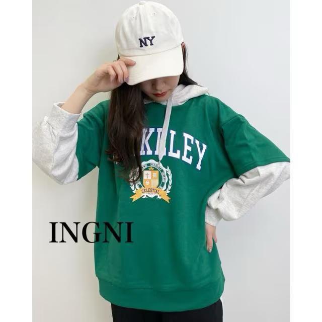 新品 INGNI イング★ロゴパーカー < ブランド 新品 INGNI イング★ロゴパーカー < ブランドの