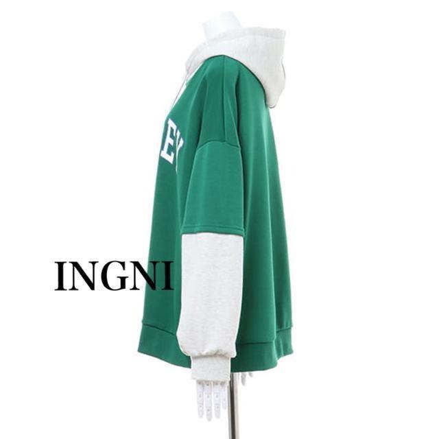 新品 INGNI イング★ロゴパーカー < ブランド 新品 INGNI イング★ロゴパーカー < ブランドの