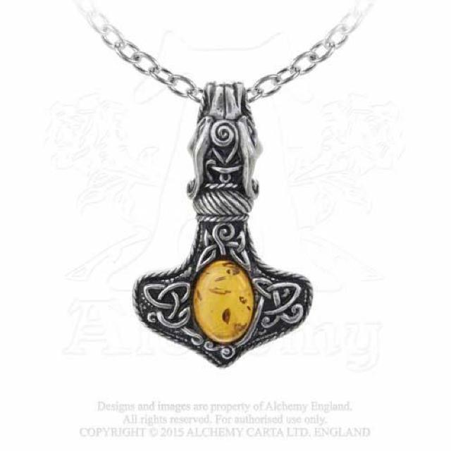 Alchemy Gothic Amber Dragon Thorhammer < 女性アクセサリー/時計  Alchemy Gothic Amber Dragon Thorhammer  < 女性アクセサリー/時計の