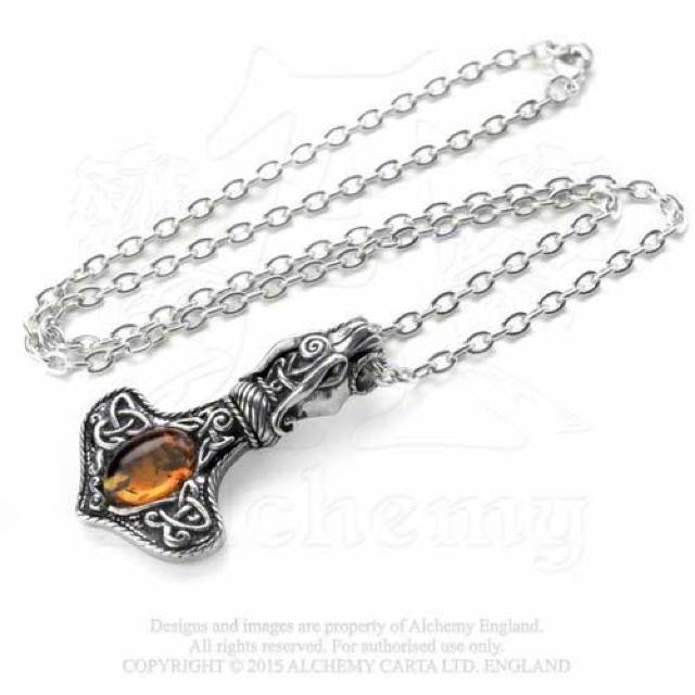 Alchemy Gothic Amber Dragon Thorhammer < 女性アクセサリー/時計  Alchemy Gothic Amber Dragon Thorhammer < 女性アクセサリー/時計の
