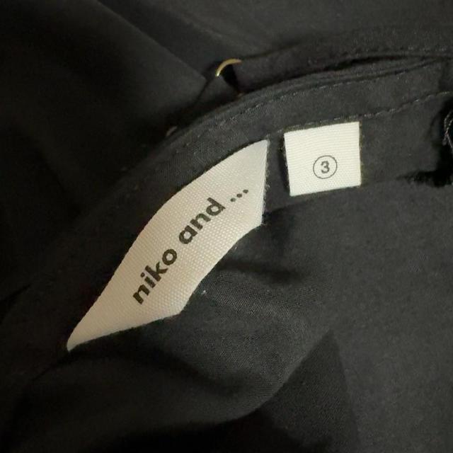 ◆niko and…/ニコアンド◆DAILYスリットキャミワンピース★ブラック3*シンプルコーデ♪ < ブランド  ◆niko and…/ニコアンド◆DAILYスリットキャミワンピース★ブラック3*シンプルコーデ♪ < ブランドの