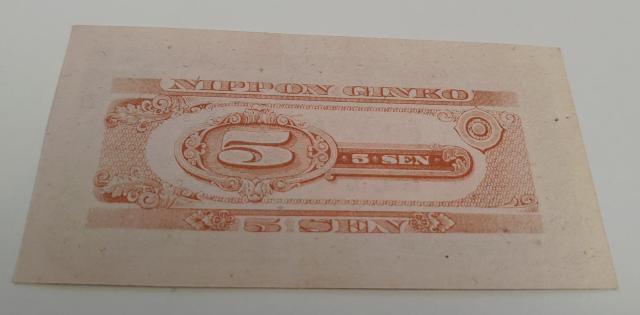 旧紙幣 5銭札 梅 美品 ピン札 < ホビー  旧紙幣 5銭札 梅 美品 ピン札 < ホビーの