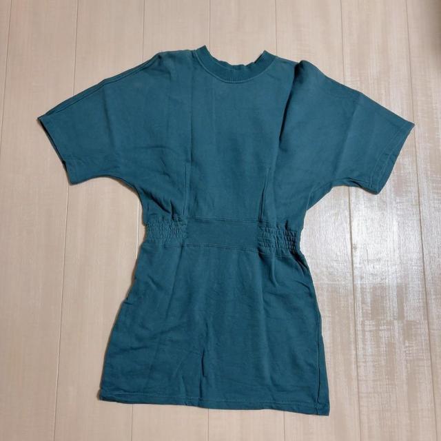 ◆EMODA/エモダ◆ウエストマークショートワンピース★ブルーF*シンプルコーデ美品♪ < ブランド  ◆EMODA/エモダ◆ウエストマークショートワンピース★ブルーF*シンプルコーデ美品♪ < ブランドの