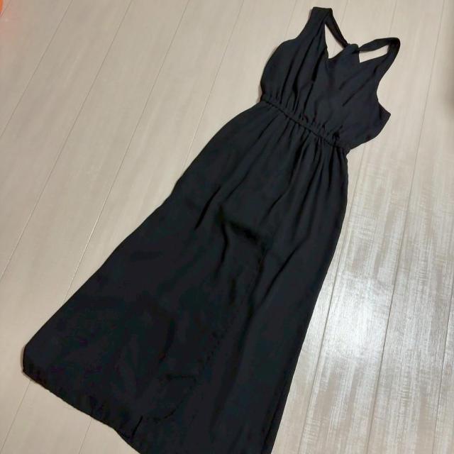 ◆RESEXXY/リゼクシー◆スリット入りマキシワンピ★ショーパン付き*ブラックF*美品♪ < ブランド ◆RESEXXY/リゼクシー◆スリット入りマキシワンピ★ショーパン付き*ブラックF*美品♪ < ブランドの