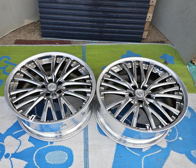 WORK BALMUNG BG1アルミホイール20インチ9.5J+35 pcd114.3 5穴ホイールのみ2本セツトアルファード < 自動車/バイク WORK BALMUNG BG1アルミホイール20インチ9.5J+35 pcd114.3 5穴ホイールのみ2本セツトアルファード < 自動車/バイク