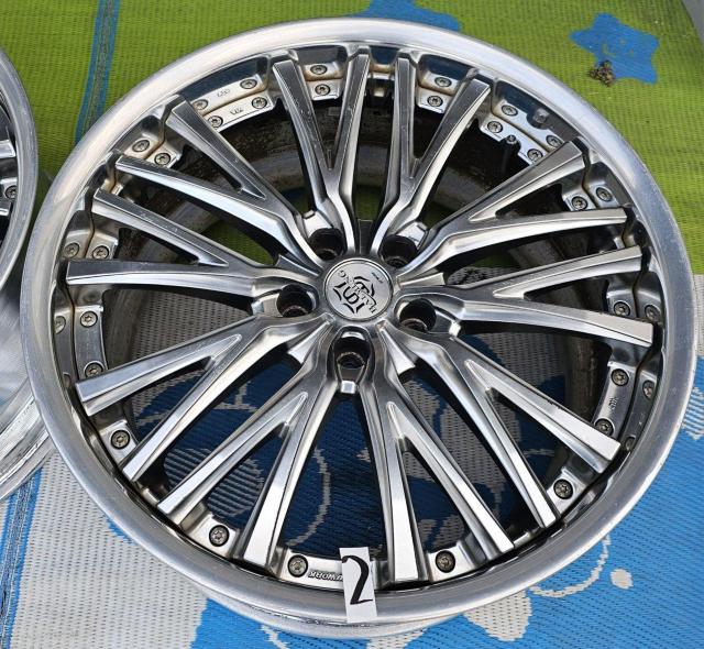 WORK BALMUNG BG1アルミホイール20インチ9.5J+35 pcd114.3 5穴ホイールのみ2本セツトアルファード < 自動車/バイク WORK BALMUNG BG1アルミホイール20インチ9.5J+35 pcd114.3 5穴ホイールのみ2本セツトアルファード < 自動車/バイク