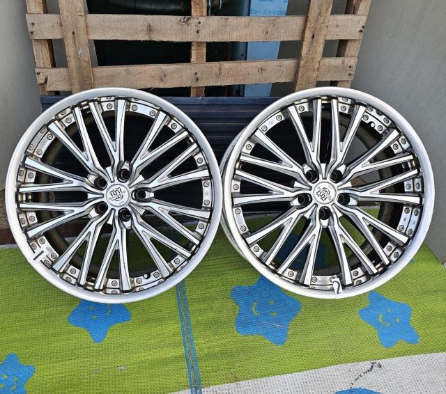 WORK BALMUNG BG1アルミホイール20インチ9.5J+35 pcd114.3 5穴ホイールのみ2本セツトアルファード < 自動車/バイク WORK BALMUNG BG1アルミホイール20インチ9.5J+35 pcd114.3 5穴ホイールのみ2本セツトアルファード < 自動車/バイク