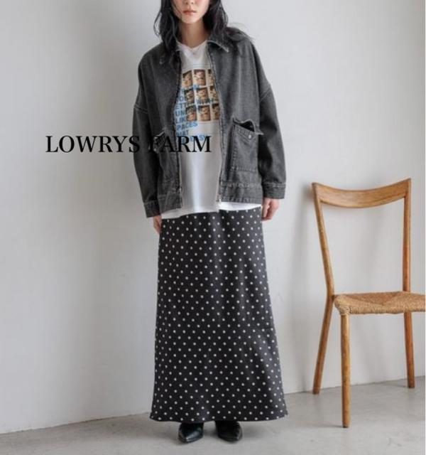 新品 LOWRYS FARM★ 長袖ロゴTシャツ < 女性ファッション 新品 LOWRYS FARM★ 長袖ロゴTシャツ < 女性ファッションの